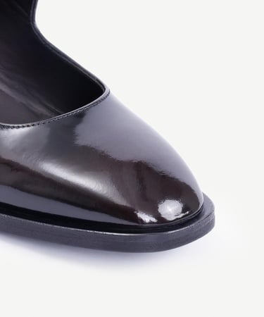  YARGICI Atkılı Deri Düz Ayakkabı