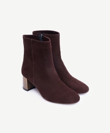  YARGICI Metal Ökçeli Deri Topuklu Bot