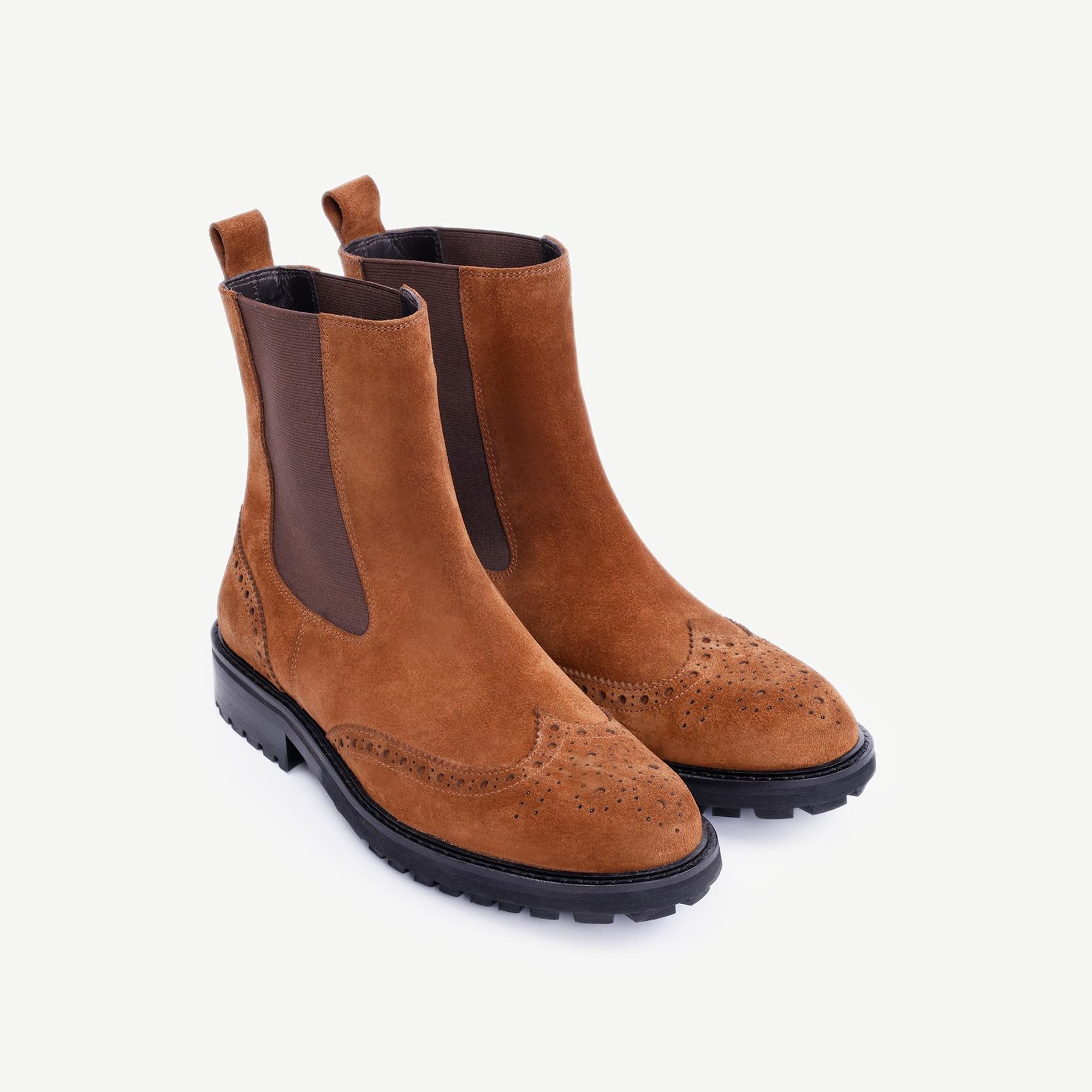 YARGICI Zımba Detaylı Lastikli Deri Bot