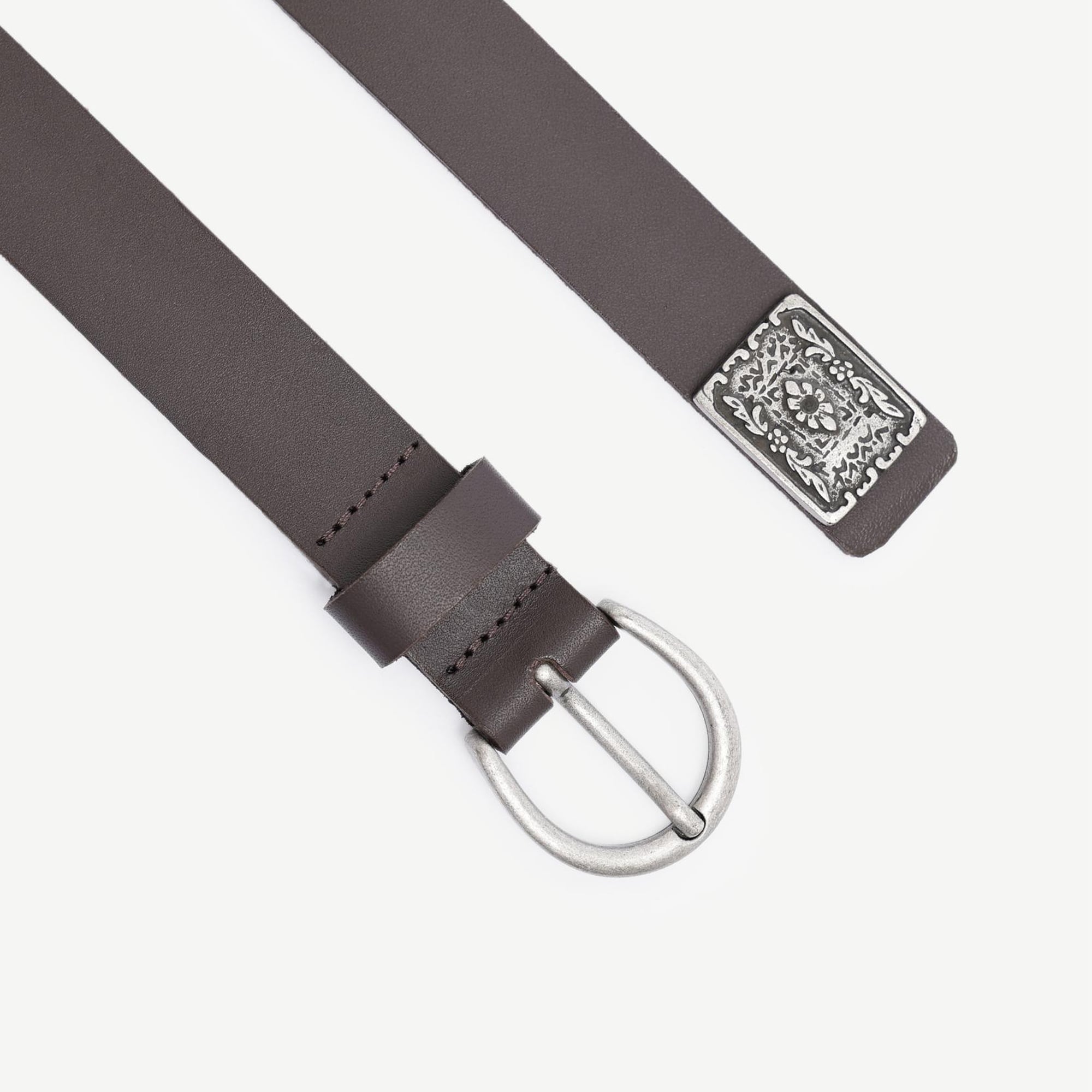 YARGICI Etnik Aksesuar Detaylı Deri Kemer