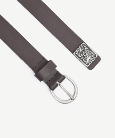  YARGICI Etnik Aksesuar Detaylı Deri Kemer