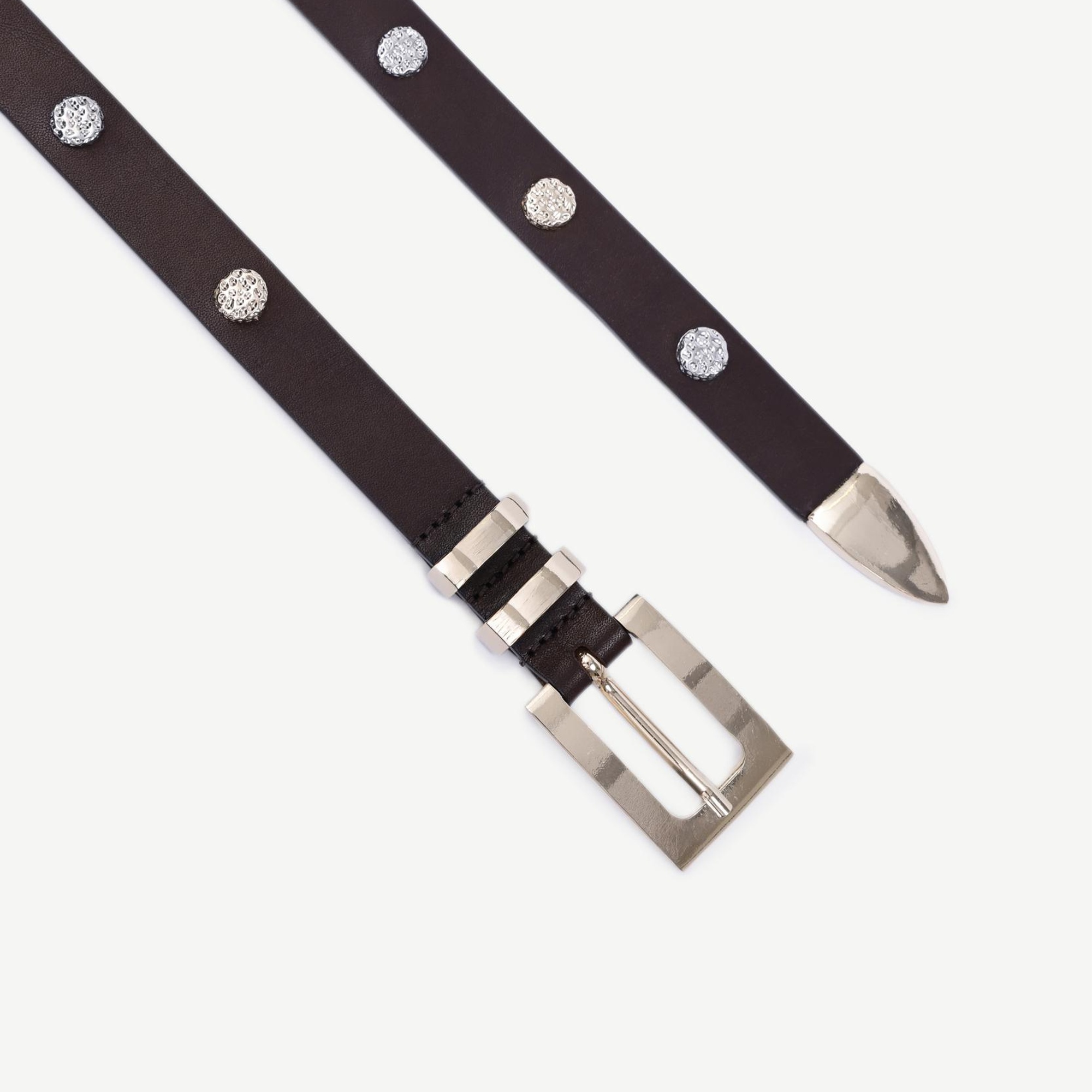 YARGICI Aksesuar Detaylı Deri Kemer