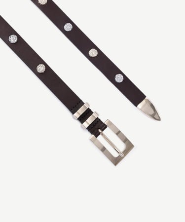  YARGICI Aksesuar Detaylı Deri Kemer