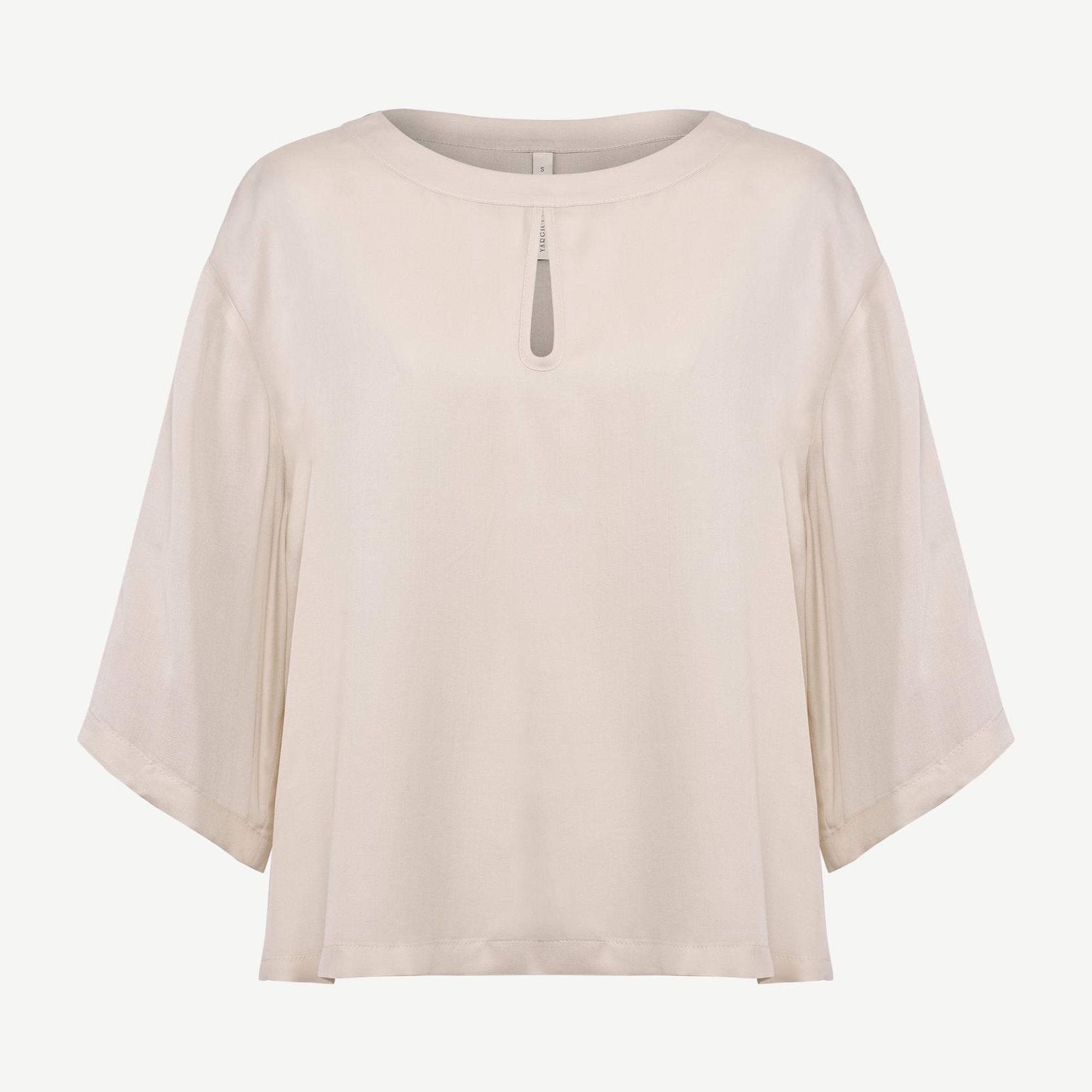 YARGICI Regular Bisiklet Yaka 3/4 Kol Bluz