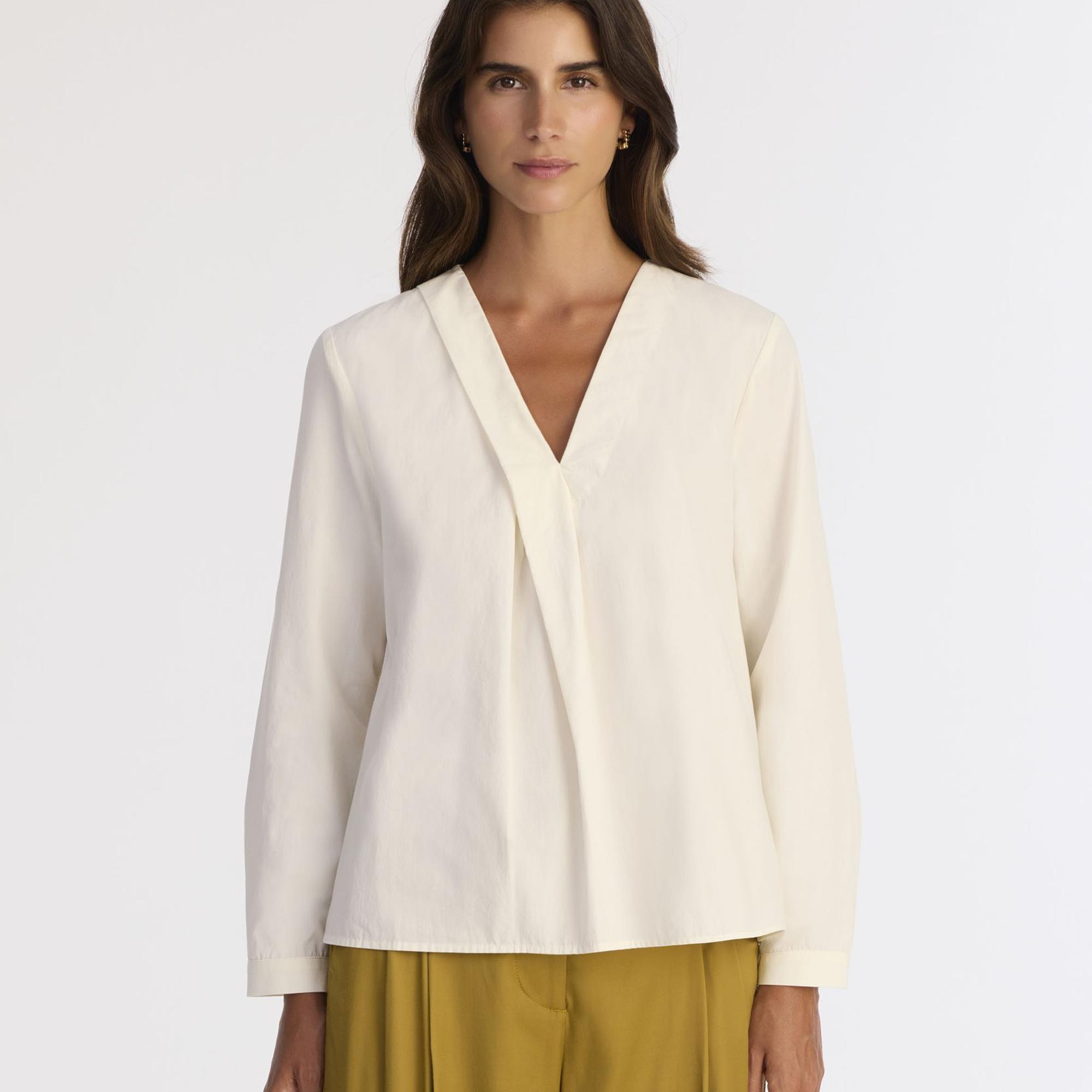 YARGICI Regular V Yaka Uzun Kol Bluz