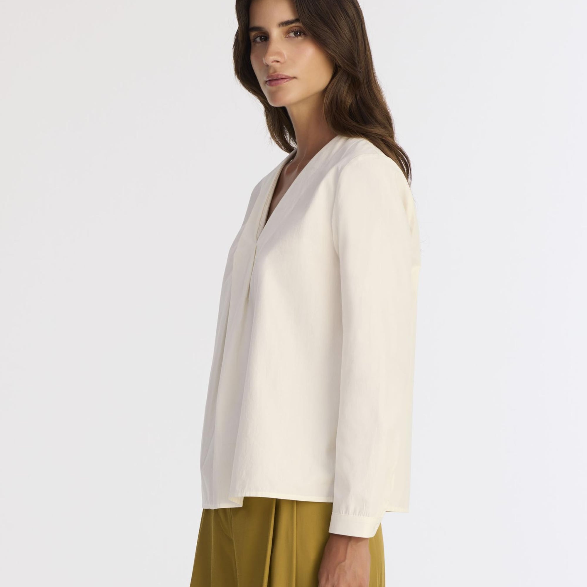 YARGICI Regular V Yaka Uzun Kol Bluz