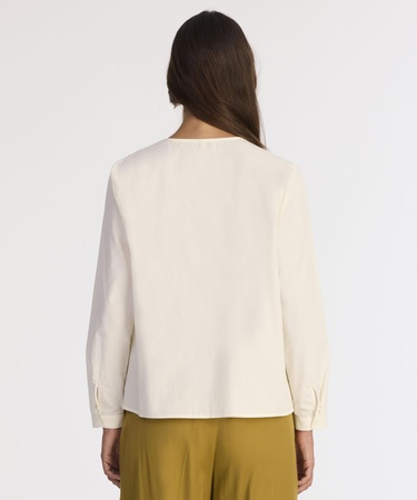  YARGICI Regular V Yaka Uzun Kol Bluz