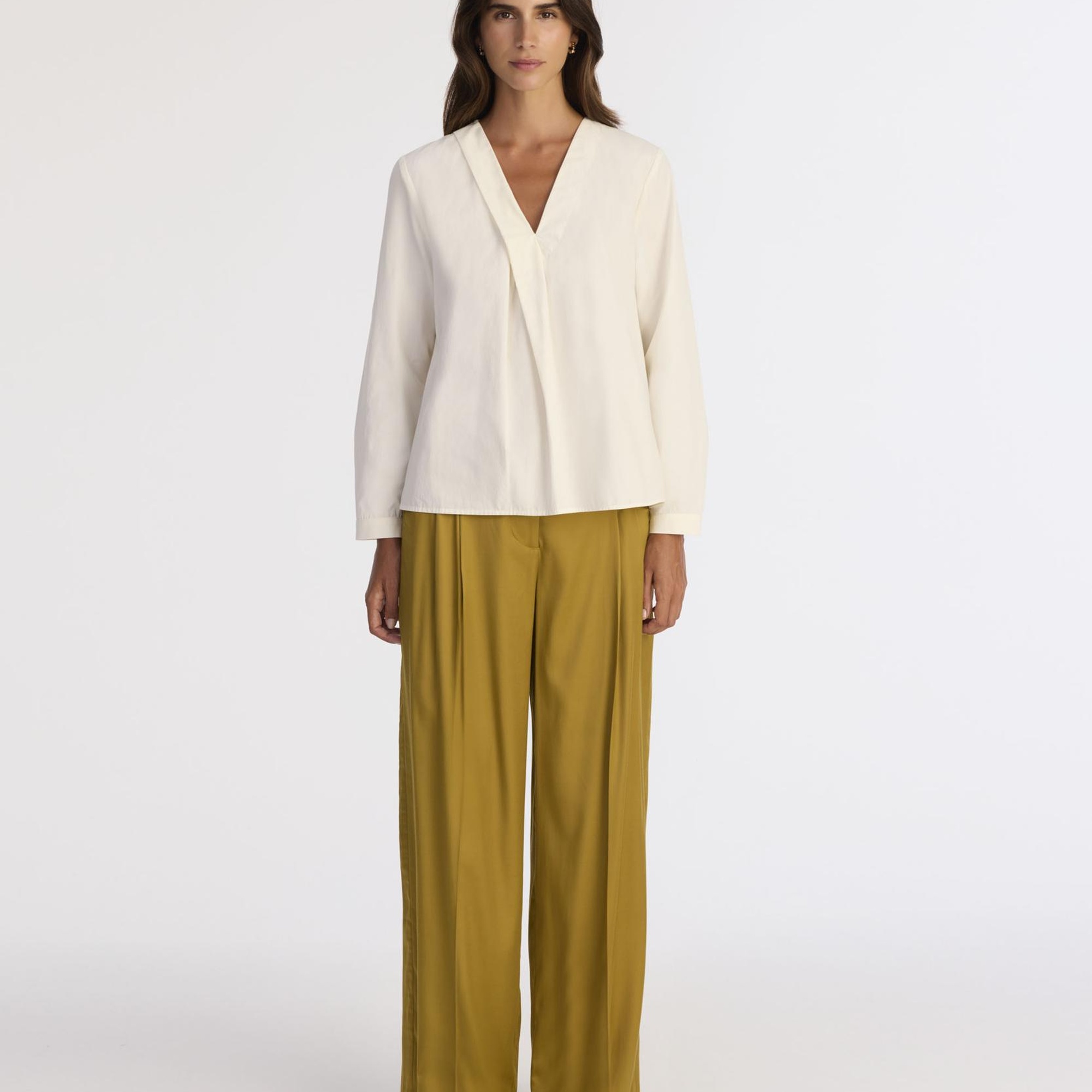 YARGICI Regular V Yaka Uzun Kol Bluz