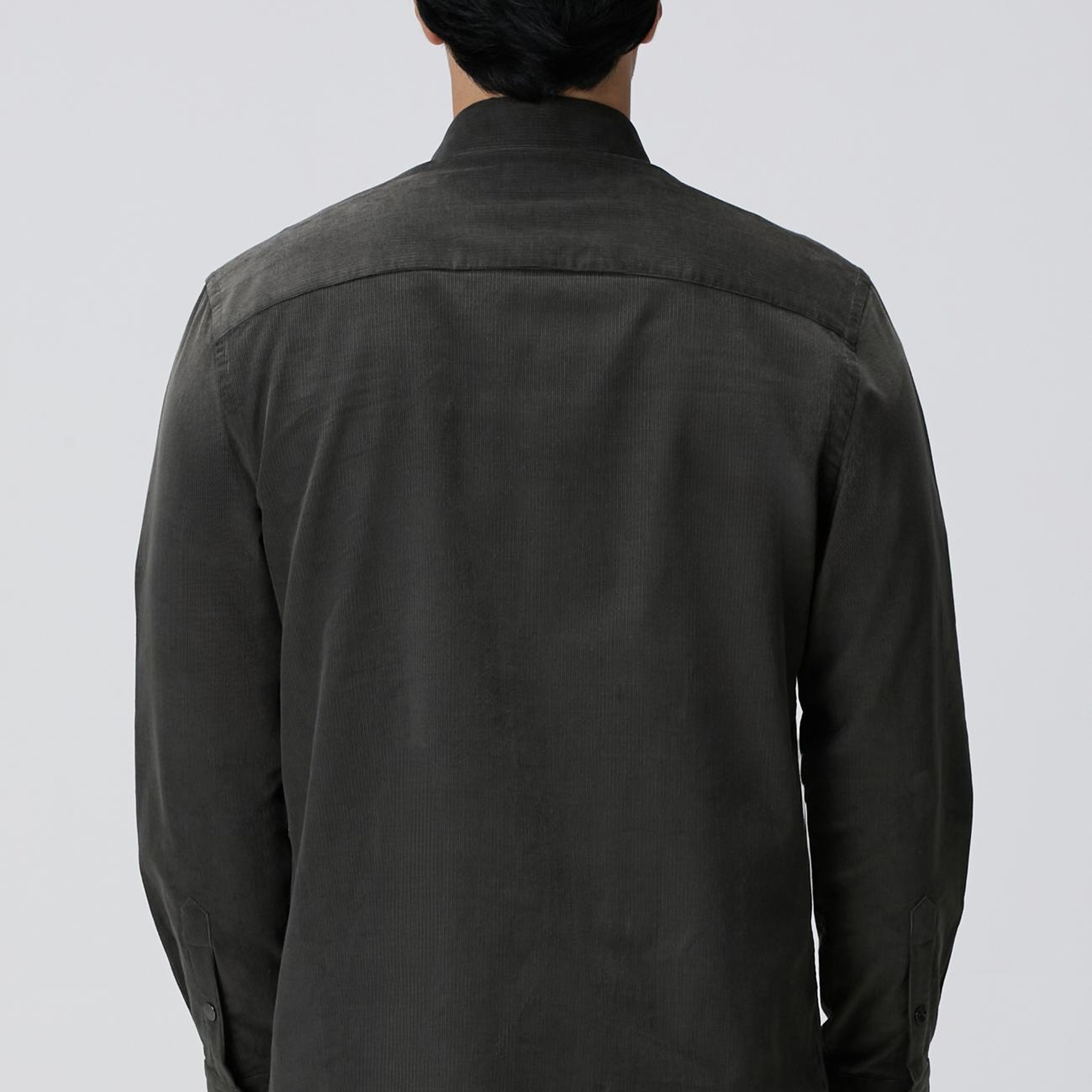 Network Erkek Haki Fitilli Kadife Gömlek