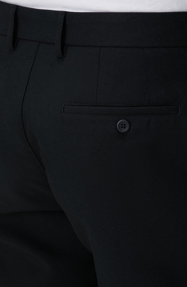  Network Erkek Siyah Casual Pantolon