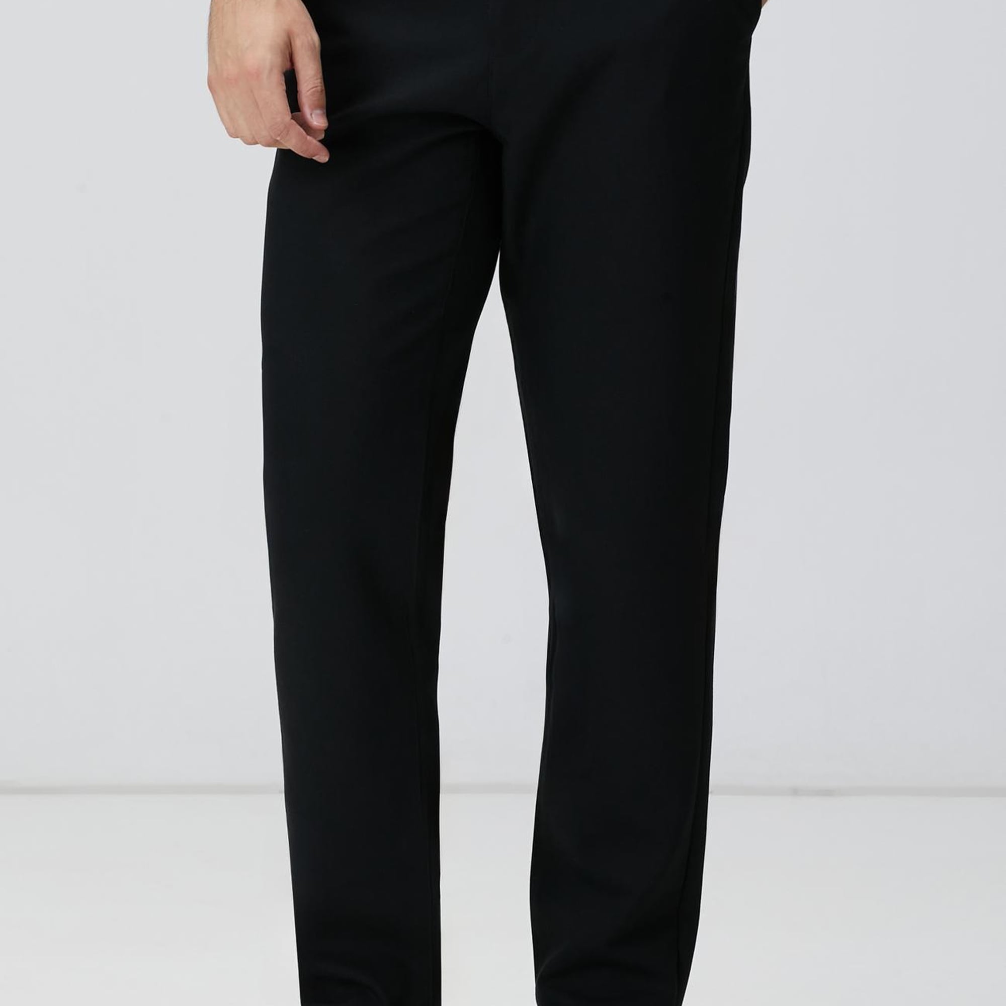 Network Erkek Siyah Casual Pantolon