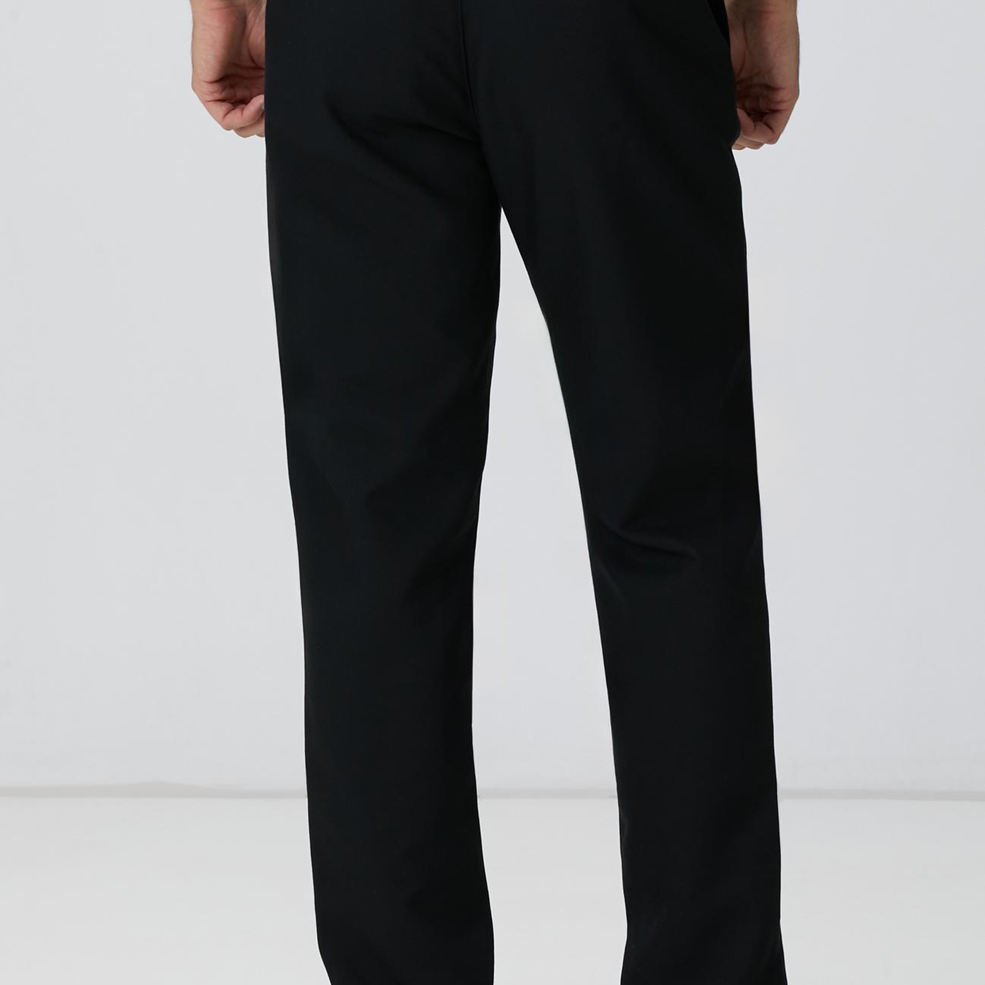 Network Erkek Siyah Casual Pantolon