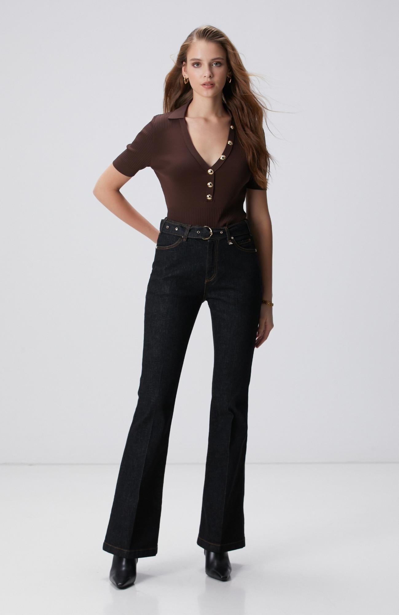  Network Kadın Antrasit Denim Pantolon