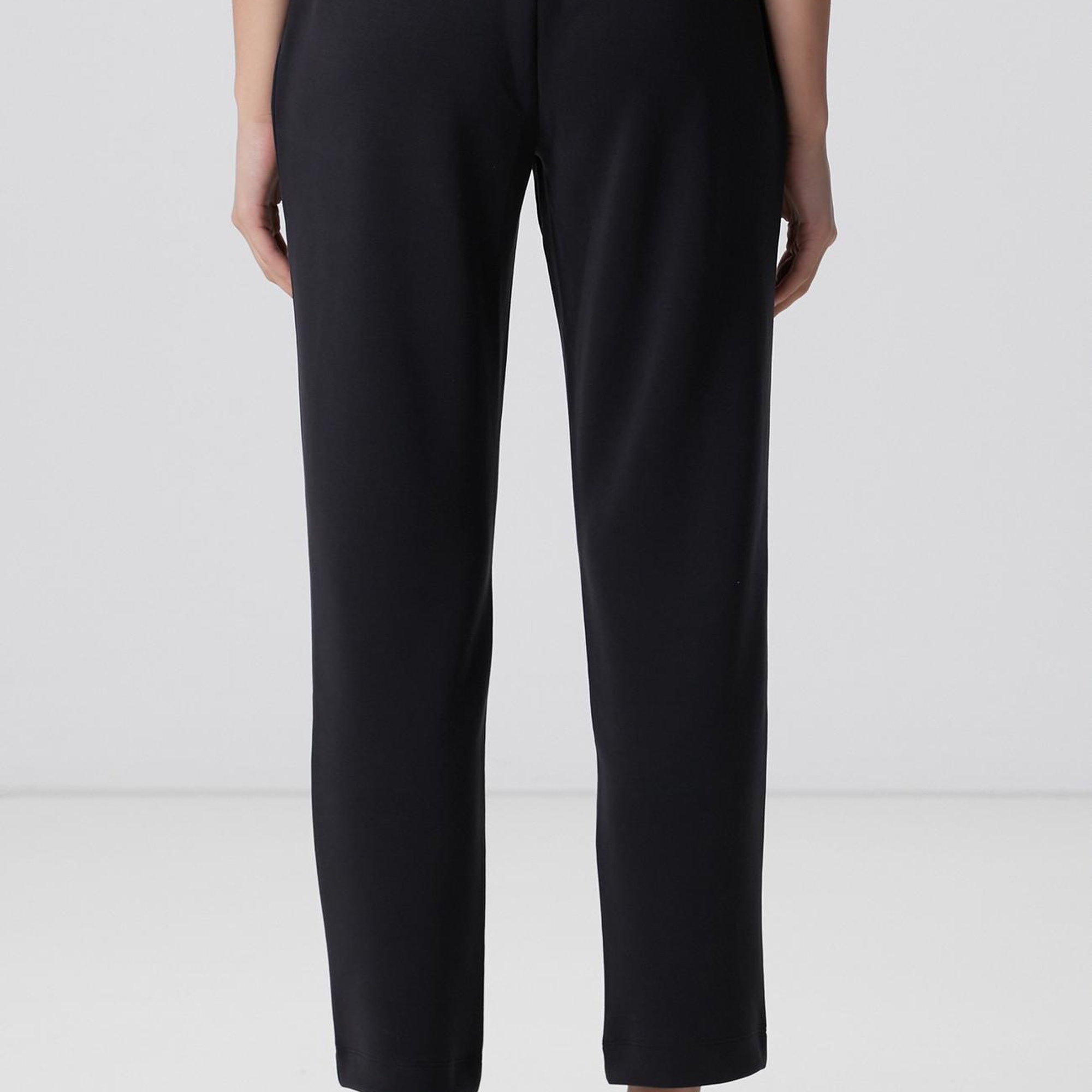 Network Kadın Siyah Modal Karışımlı Eşofman