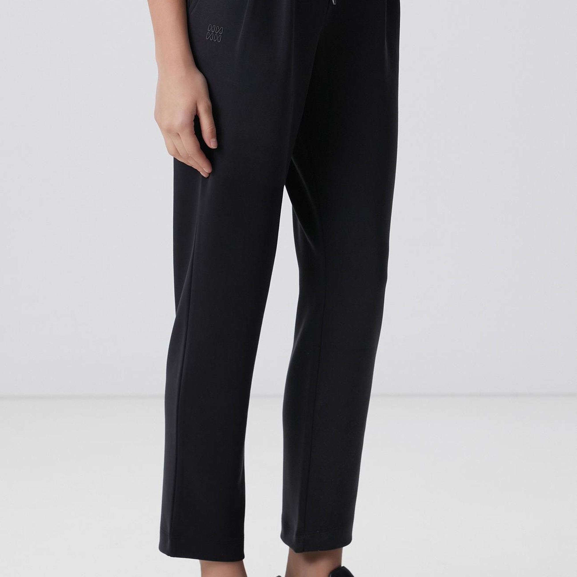 Network Kadın Siyah Modal Karışımlı Eşofman