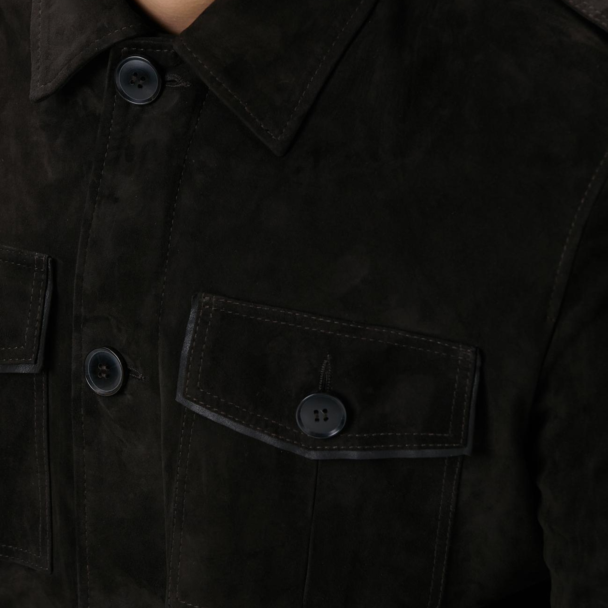 Network Erkek Kahverengi Deri Coat Ceket