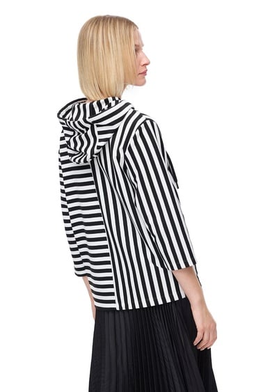  Febes Siyah Renk Regular Fit Yuvarlak Yaka Takma Kol Eşofman