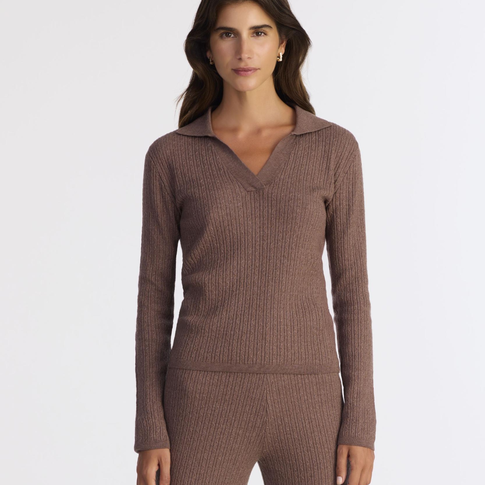 YARGICI Regular Polo Yaka Uzun Kol Kazak