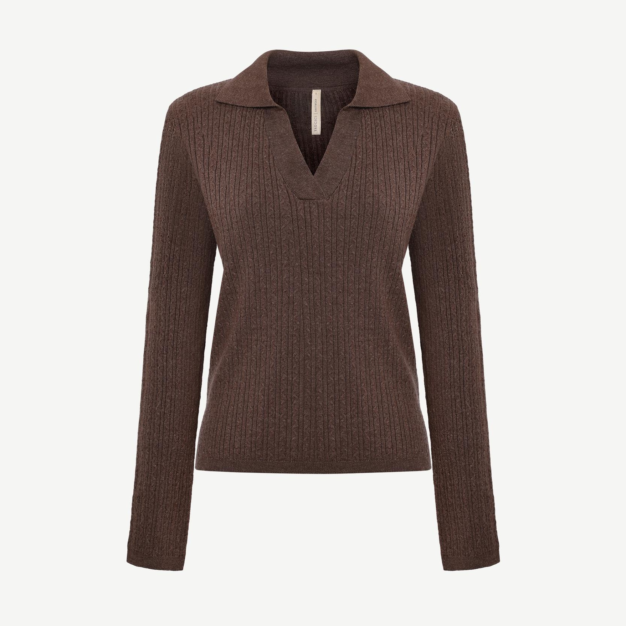 YARGICI Regular Polo Yaka Uzun Kol Kazak