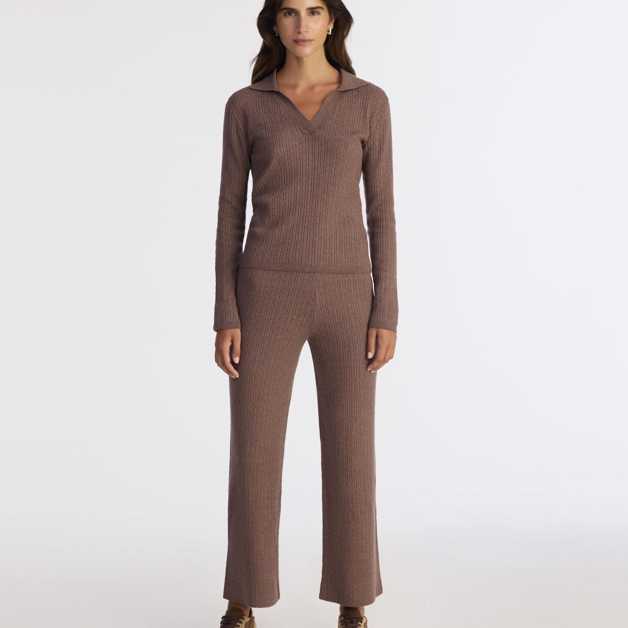 YARGICI Regular Polo Yaka Uzun Kol Kazak