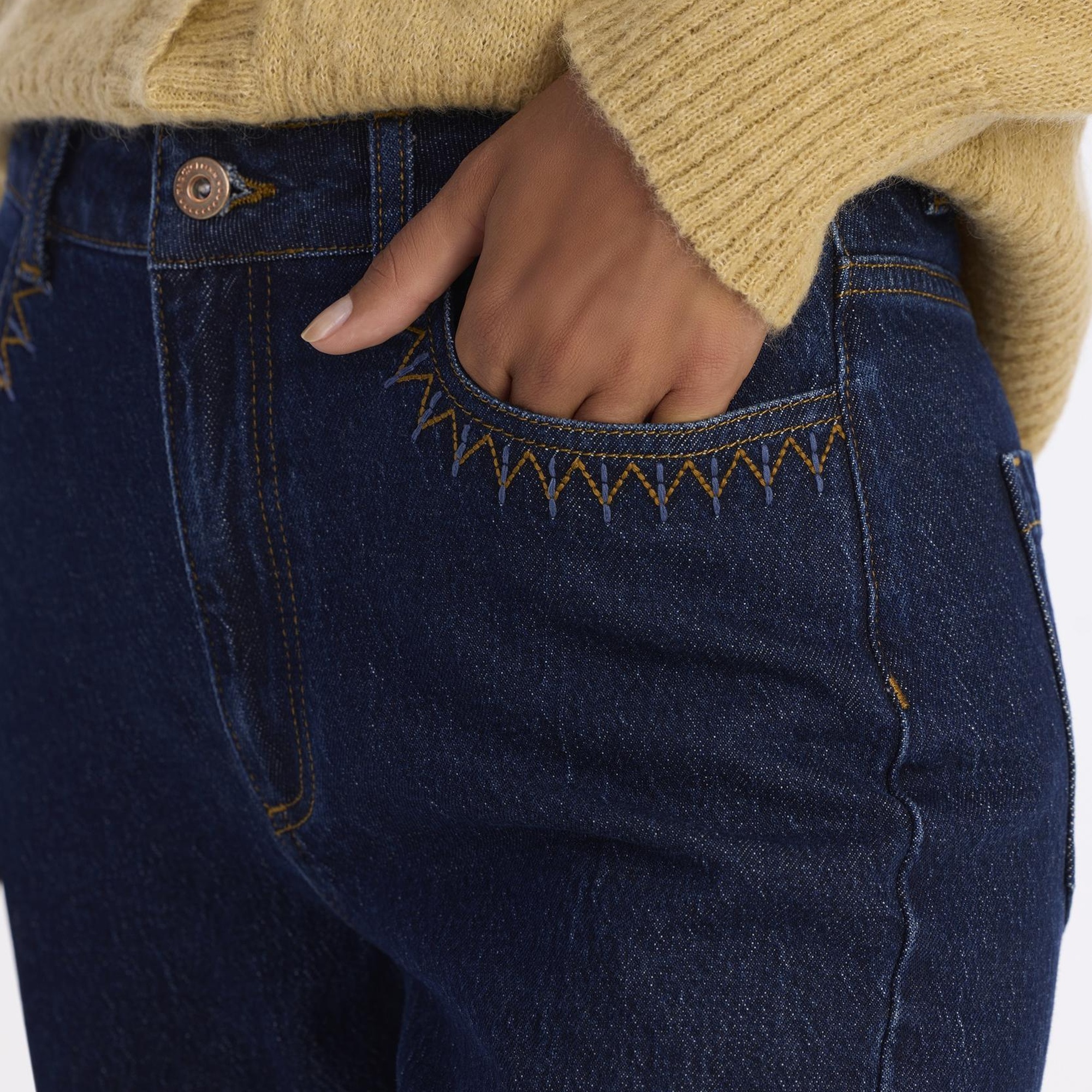 YARGICI Düz Yüksek Bel Pantolon