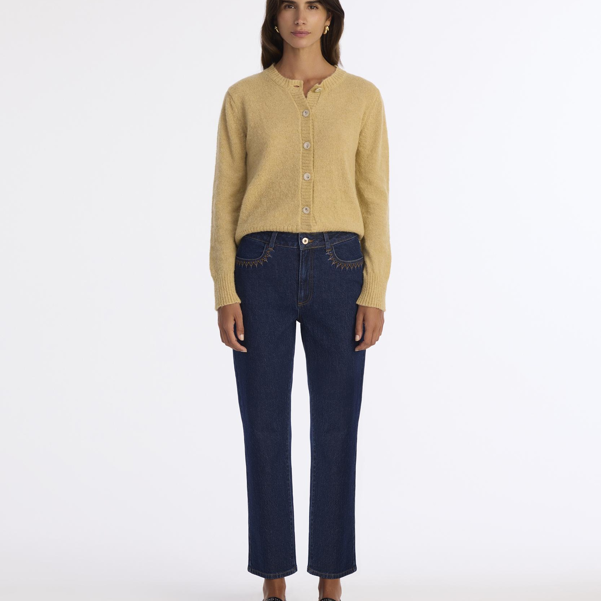 YARGICI Düz Yüksek Bel Pantolon