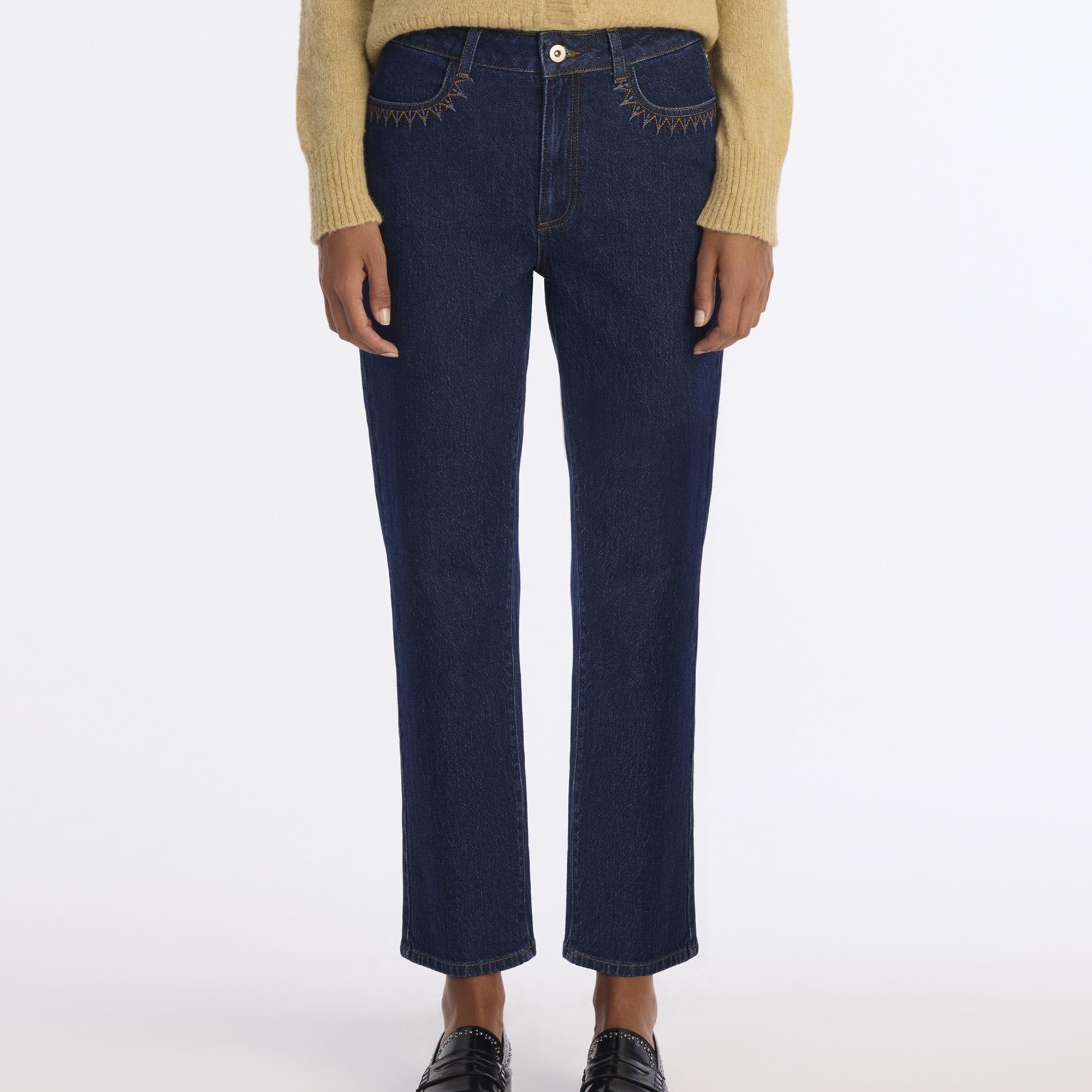 YARGICI Düz Yüksek Bel Pantolon