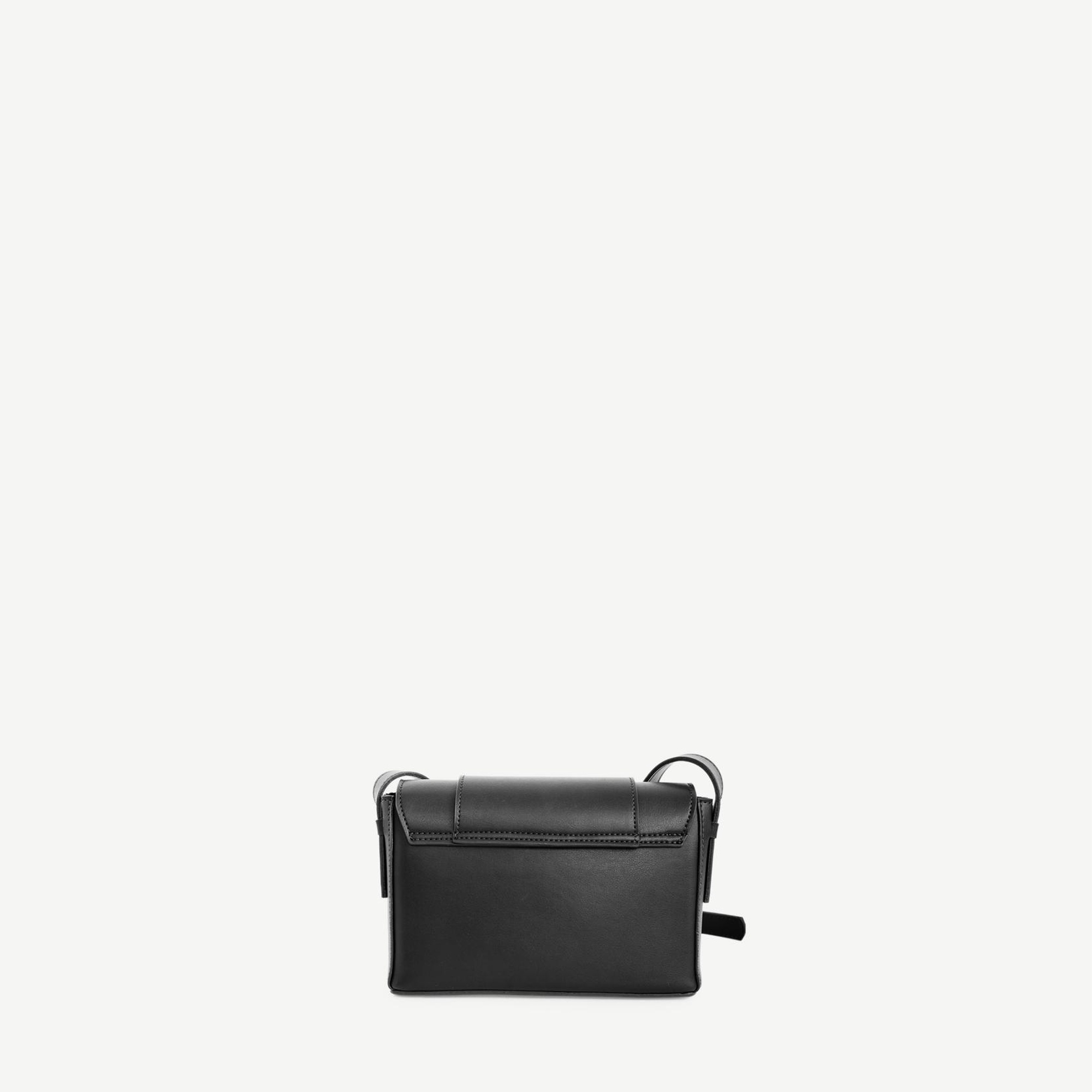 YARGICI Deri Görünümlü Kemer Detaylı Çapraz Çanta