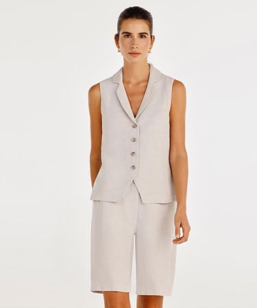  YARGICI Kelebek Yakalı Klasik Kesim Yelek