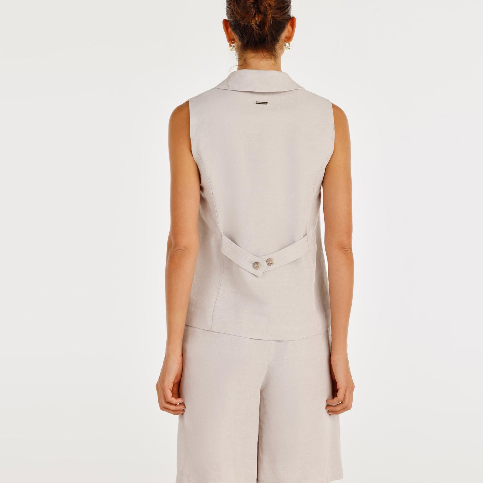 YARGICI Kelebek Yakalı Klasik Kesim Yelek