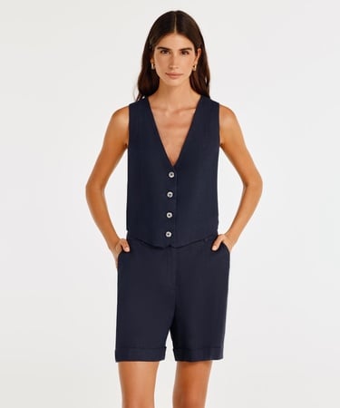  YARGICI Düğme Detaylı Yelek