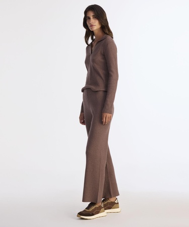  YARGICI Normal Bel Rahat Kalıp Triko Pantolon