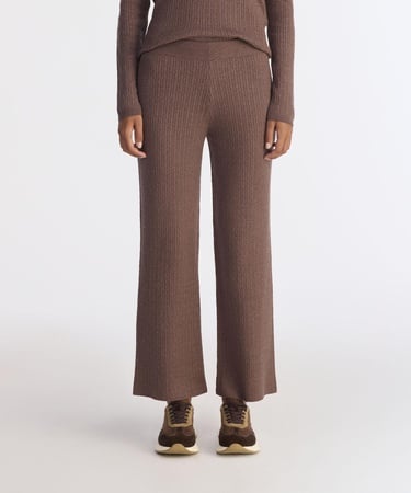  YARGICI Normal Bel Rahat Kalıp Triko Pantolon