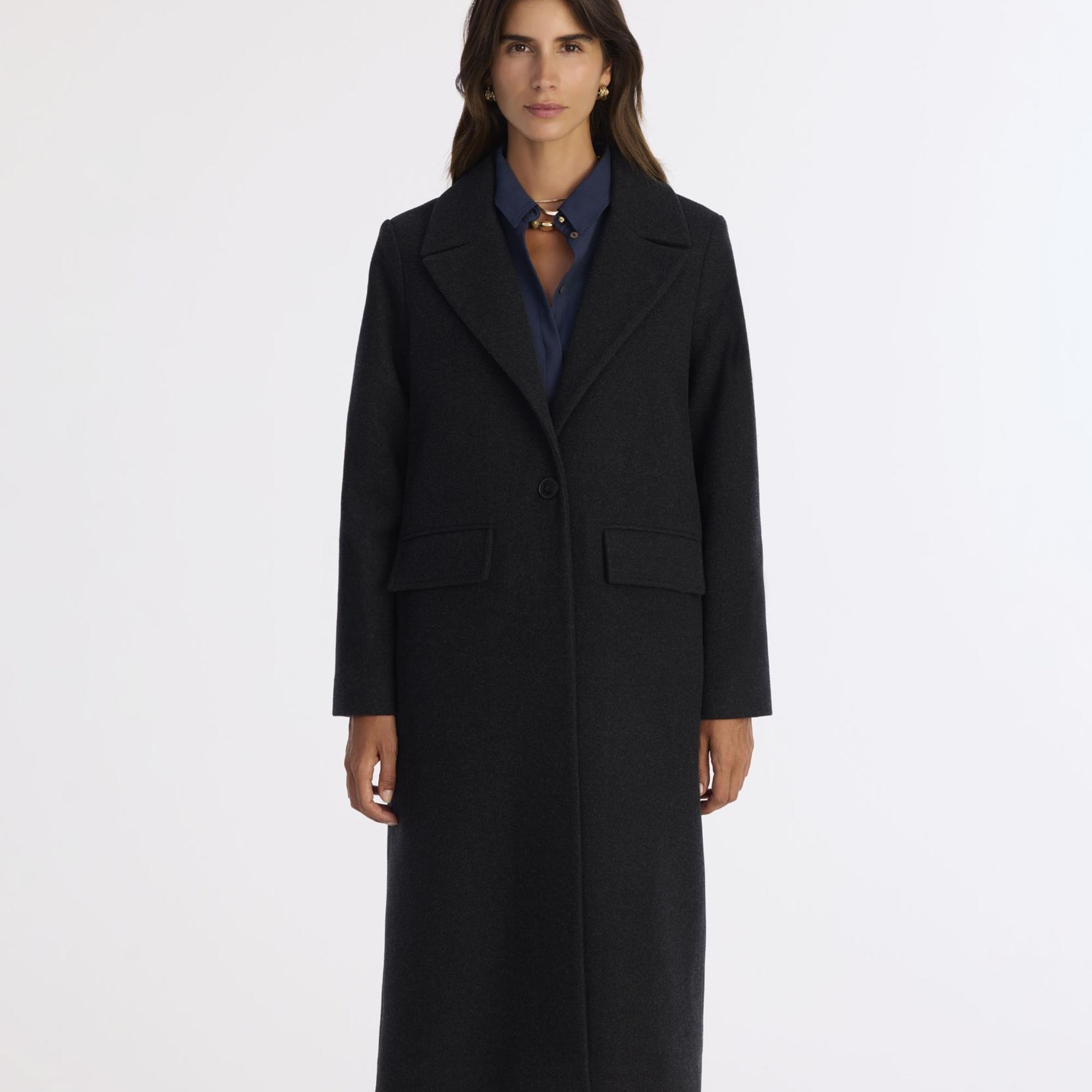 YARGICI Regular Ceket Yaka Uzun Kol Palto