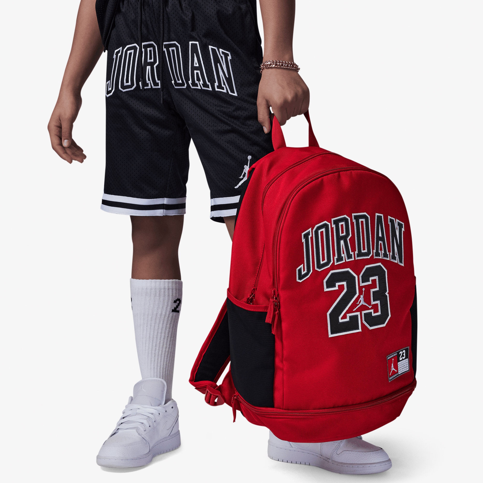 Jordan Jersey 23 Çocuk Kırmızı Sırt Çantası