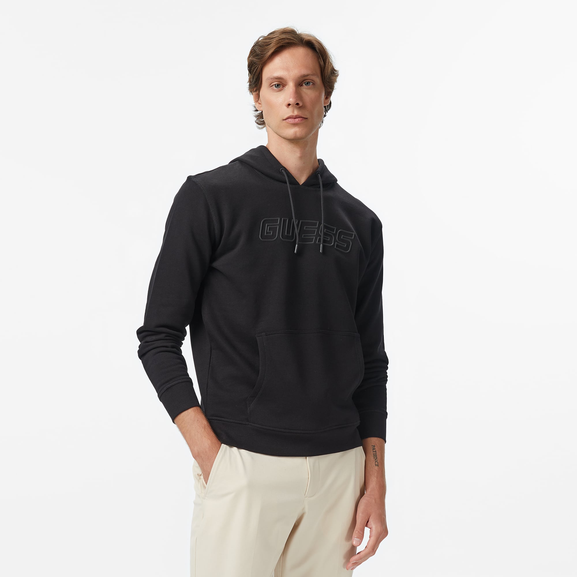  Guess Aldwin Erkek Siyah Sweatshirt
