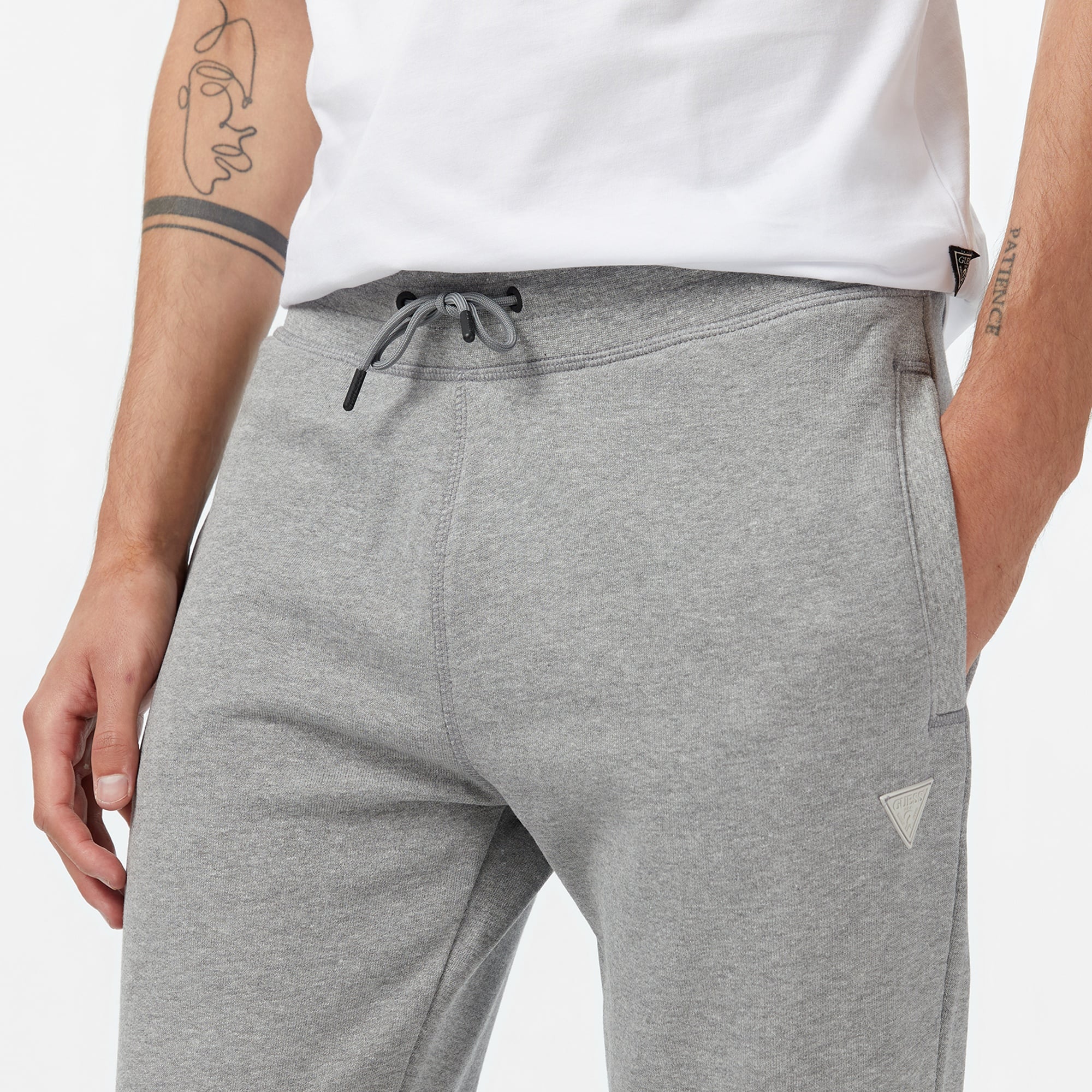 Guess Aldwin Regular Fit Erkek Gri Eşofman Altı