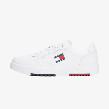  Tommy Jeans Retro Erkek Beyaz Sneaker