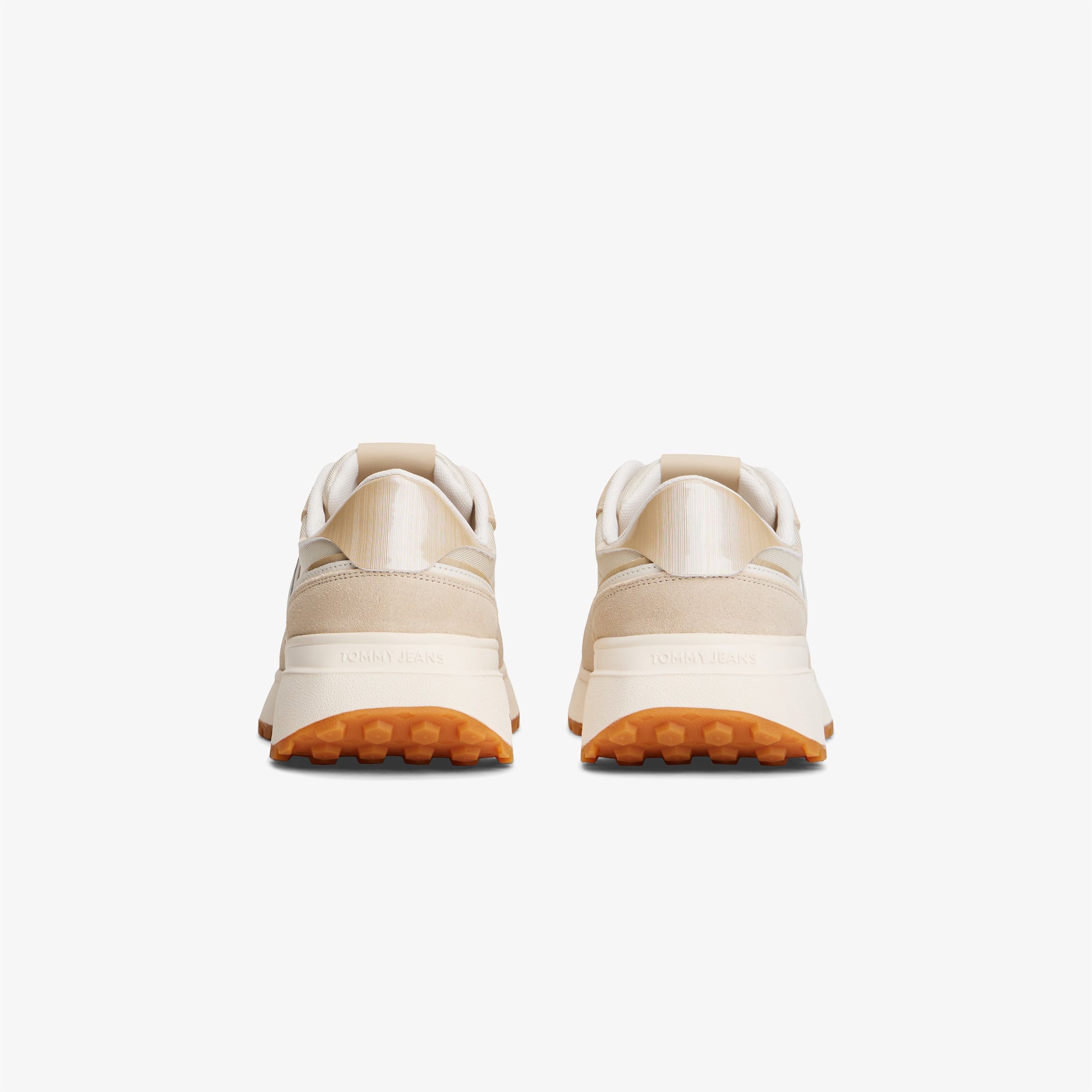 Tommy Jeans Cleated Runner Kadın Bej Sneaker