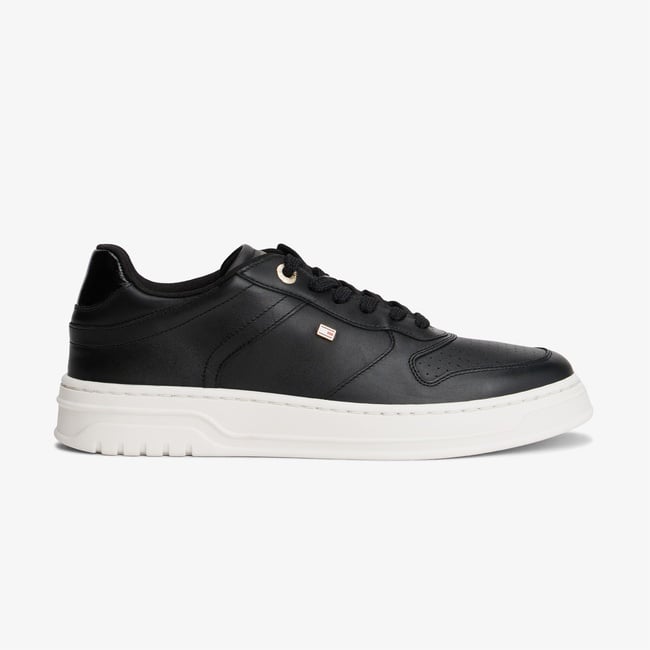  Tommy Hilfiger Sporty Cupsole Kadın Siyah Sneaker
