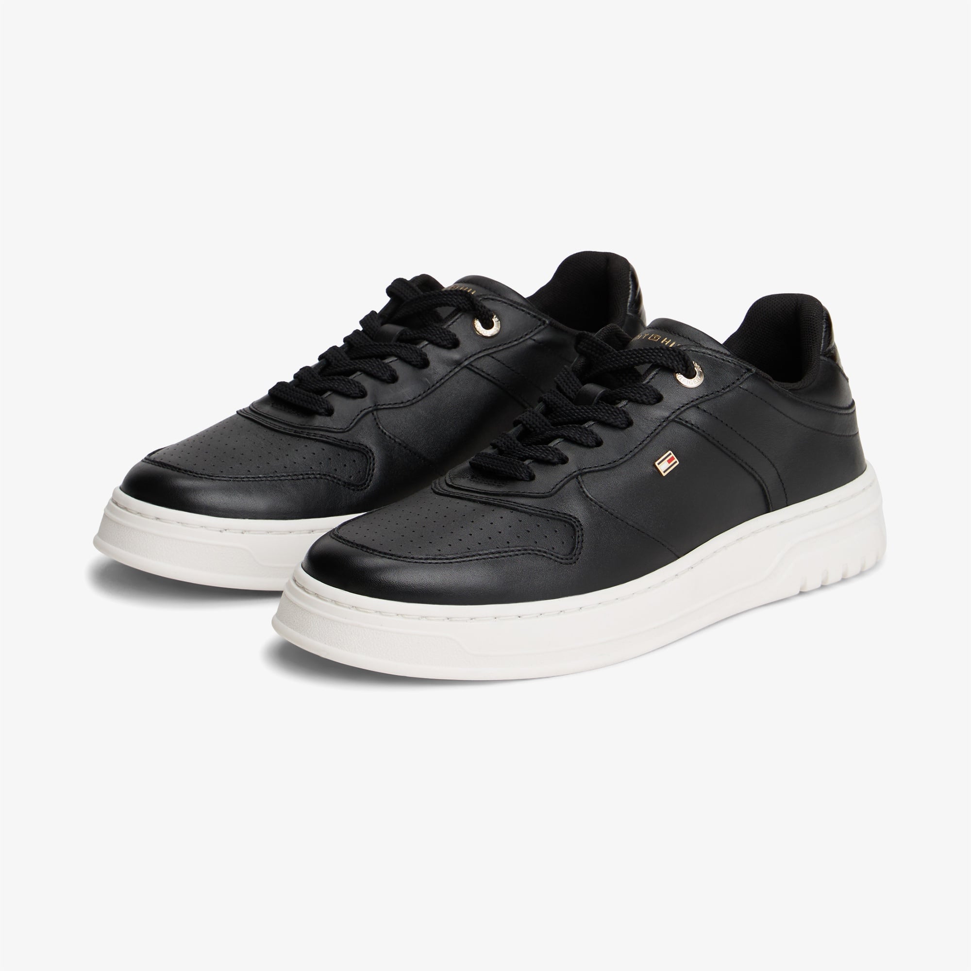 Tommy Hilfiger Sporty Cupsole Kadın Siyah Sneaker