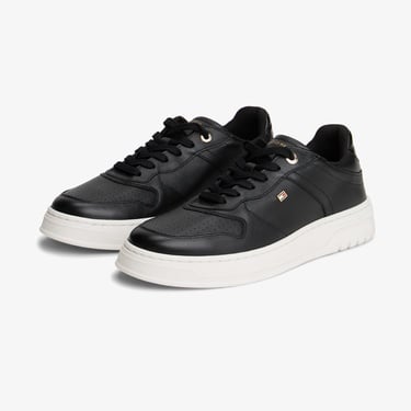  Tommy Hilfiger Sporty Cupsole Kadın Siyah Sneaker
