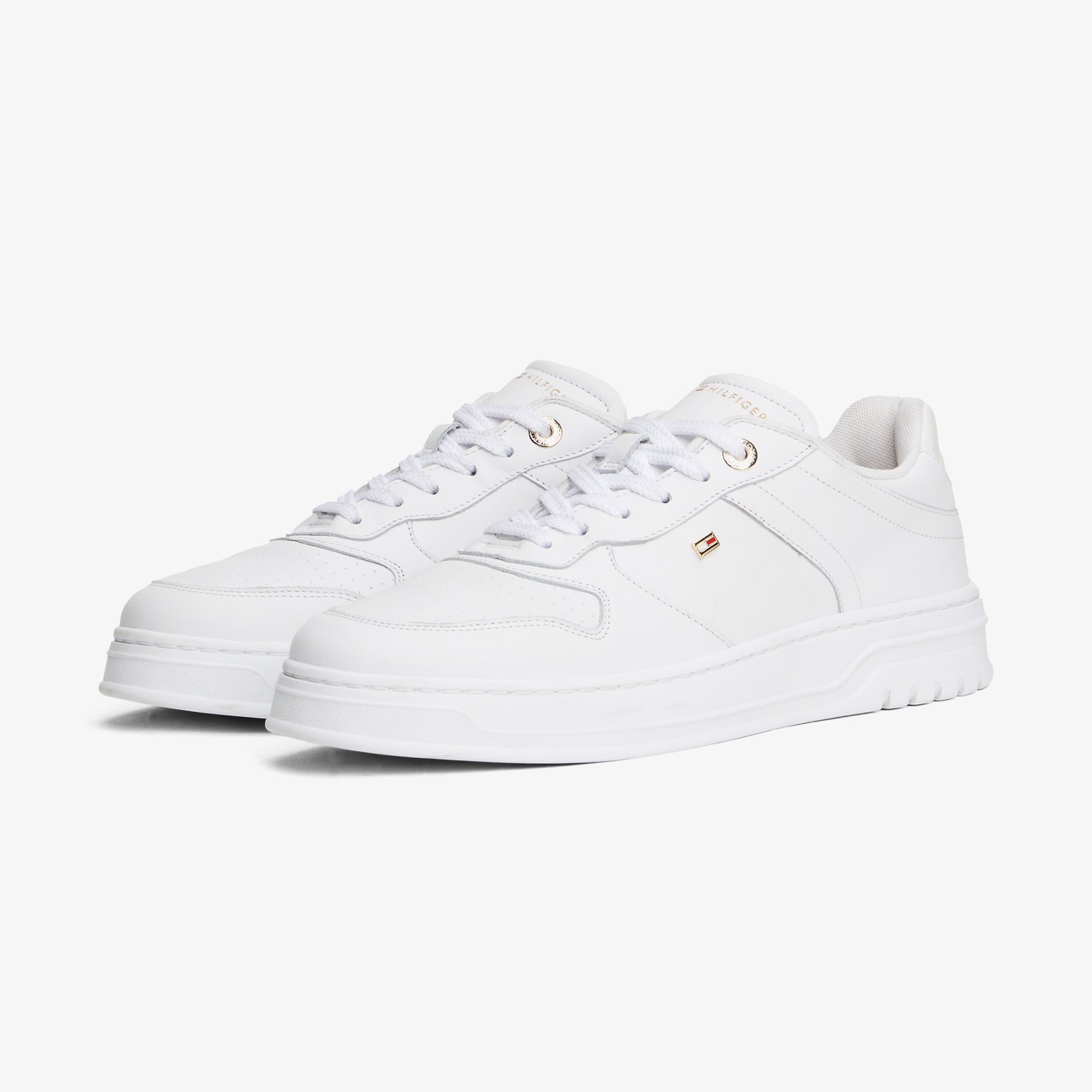 Tommy Hilfiger Sporty Cupsole Kadın Beyaz Sneaker