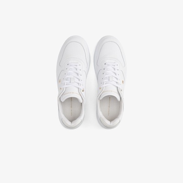  Tommy Hilfiger Sporty Cupsole Kadın Beyaz Sneaker