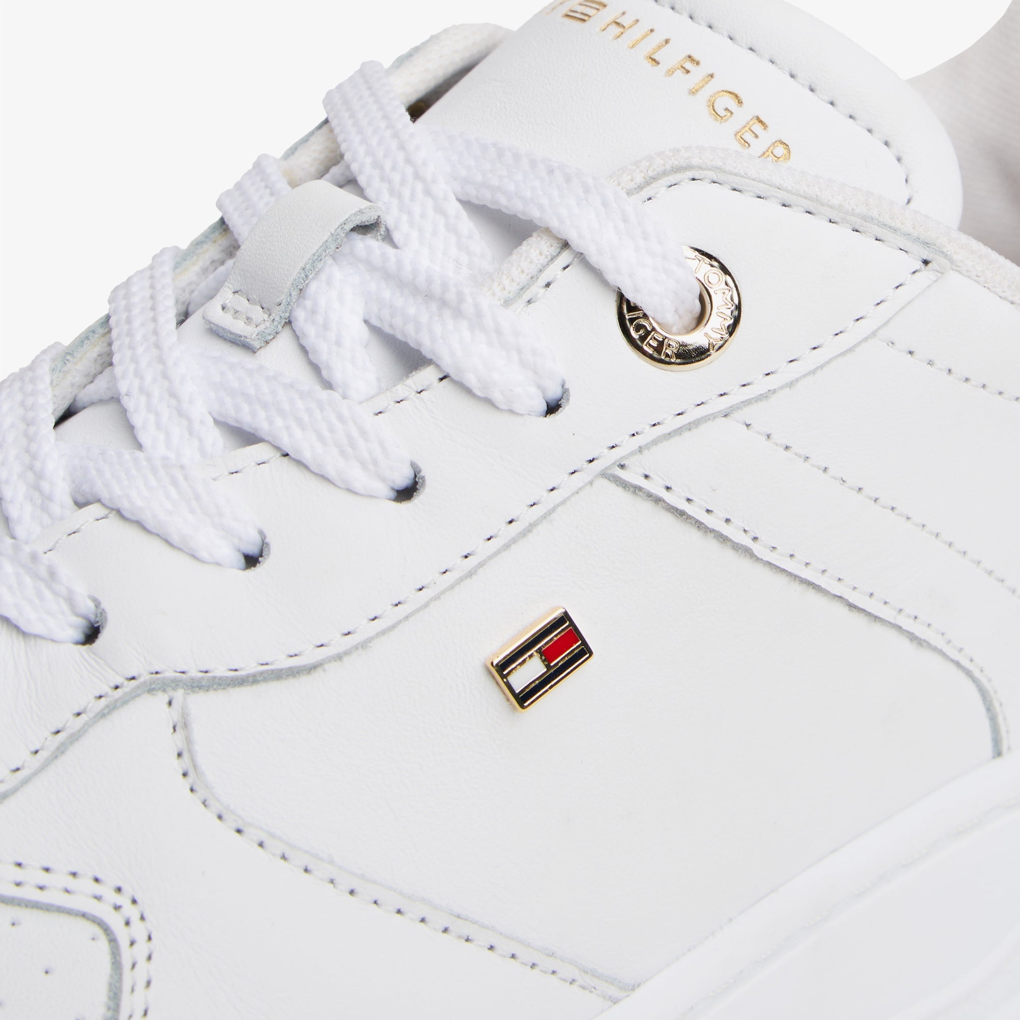 Tommy Hilfiger Sporty Cupsole Kadın Beyaz Sneaker