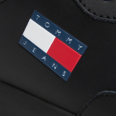 Tommy Jeans Retro Erkek Siyah Sneaker