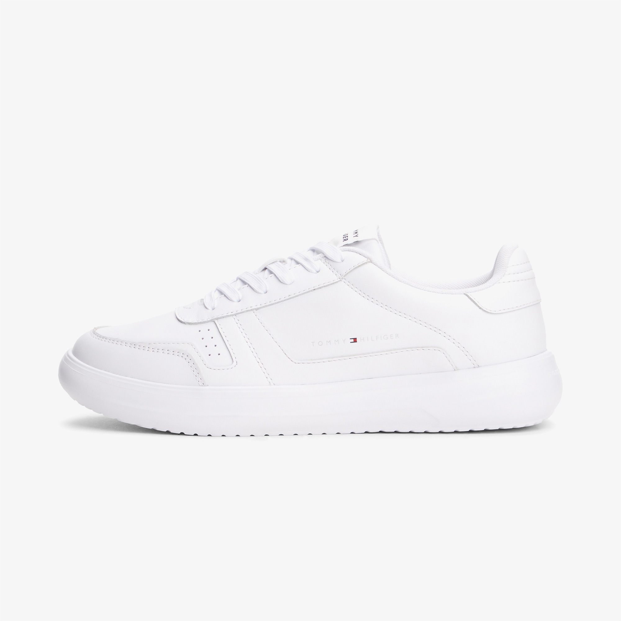 Tommy Hilfiger Modern Lightcup Leather Erkek Beyaz Sneaker