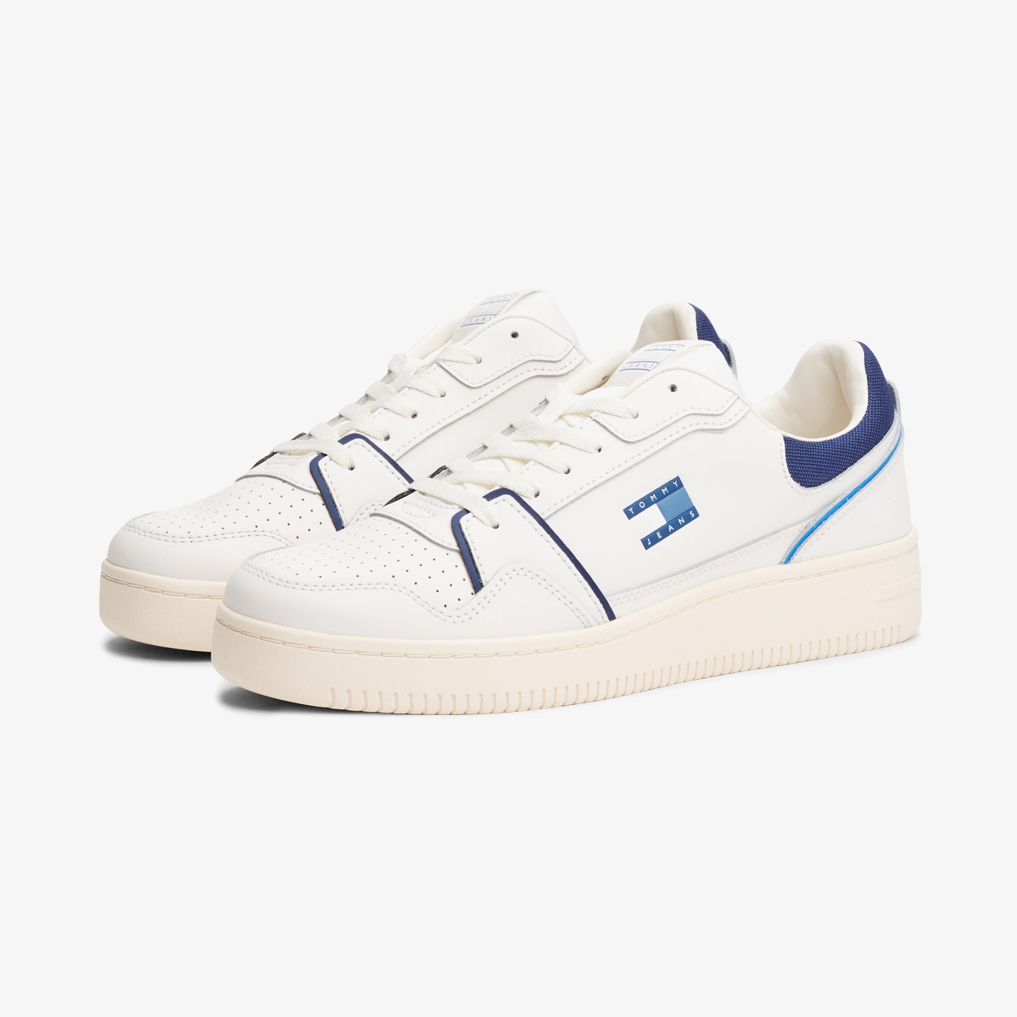 Tommy Jeans Retro Basket Erkek Beyaz Sneaker