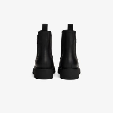  Tommy Jeans Chelsea Leather Kadın Kısa Siyah Bot