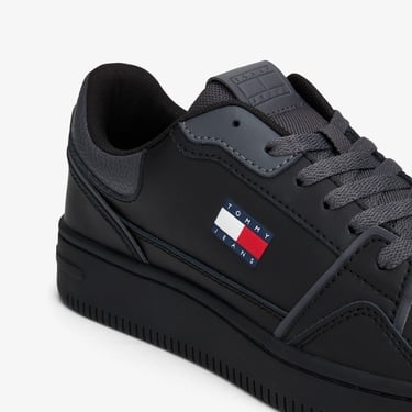  Tommy Jeans Retro Basket Kadın Siyah Sneaker